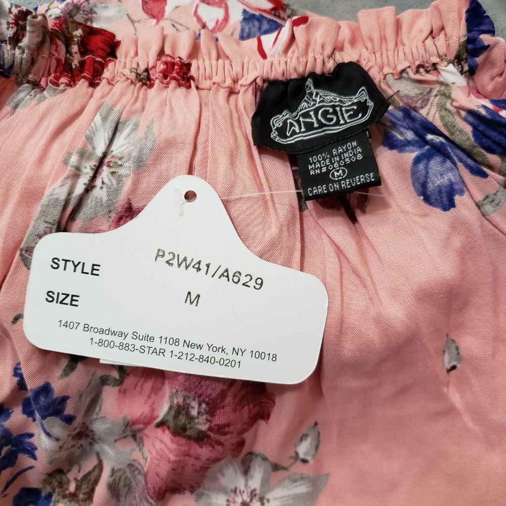 Angie Off-shoulder Floral Print Ruffle Blouse - Picture 7 of 7